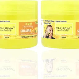 Lemon Shaving Gel Non Foaming Clear Cut Professional Combo Pack Of 2-15