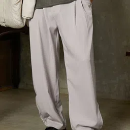 Campus Sutra Men Comfort Relaxed Fit Trousers-image-60