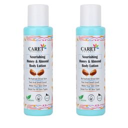 CARET ORGANIC Set Of 2 Honey & Almond Nourishing Body Lotion - 200 ml Each-9
