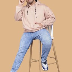 Wear Your Opinion Men Plus Size Drop Shoulder Hooded Sweatshirt-image-85