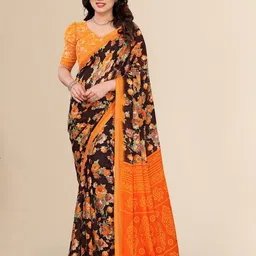 Moda Rapido Floral Beads and Stones Saree-image-31