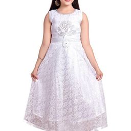 PRENA FASHION Girls White Dresses-image-2