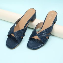 CODE by Lifestyle Women Textured Block Sandals-13