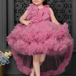Lagorii Embellished Net Fit & Flare Dress-image-72