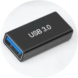 ZENIFY USB Female to USB Female Connector USB to USB Adapter Coupler 3.0 female usb 3.0 Cabinet-image-57