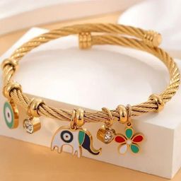 ATRAER Unisex Stainless Steel Charm Bracelet-47