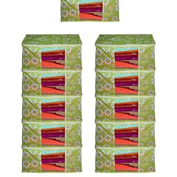 AMAK INC Green Fabric Multi-Utility Wardrobe Organisers-picture-39