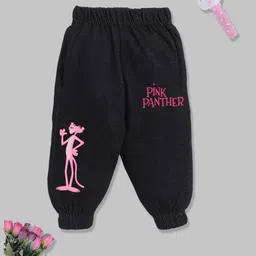 YK X Minute Mirth Girls Pink Panther Printed Joggers-image-97