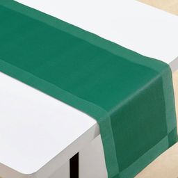 Home Centre Green Textured Table Runner-35