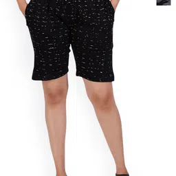 FEEL TRACK Women Printed Shorts-image-76