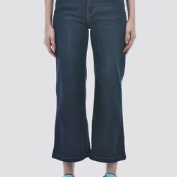 Numero Uno Women Wide Leg High-Rise Light Fade Stretchable Jeans-image-73