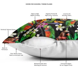 ArtzFolio Multicoloured Set of 2 Square Cushion Covers image 4