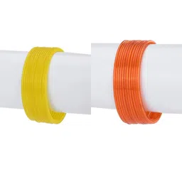 1ST TIME Set Of 24 Yellow Alloy Bangles-picture-46