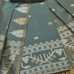 Soch Geometric Woven Design Unstitched Dress Material-picture-17