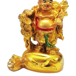 Afterstitch Gold-Toned Buddha Idol Showpiece-image-81