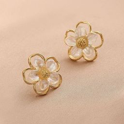 Anouk Korean Gold-Plated Floral Studs-25