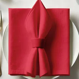 Vargottam 12 Piece Red Cotton Table Napkins-image-43