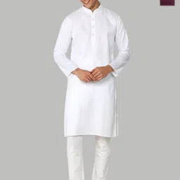 PulseIQ Men Regular Pure Cotton Kurta with Trousers-21