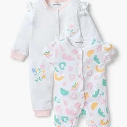 Juniors by Babyshop Girls Pack of 2 Printed Sleepsuit-image-64