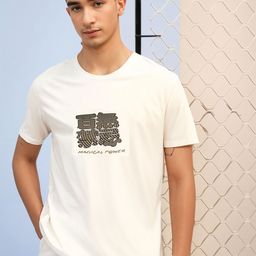 MACK JONNEY Men Printed Applique T-shirt-image-43