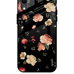 QRIOH Floral Printed iPhone XR Back Case Mobile Accessories-image-59