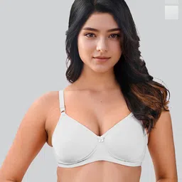 LUX VENUS Pack of 2 Full Coverage Lightly Padded Cotton Everyday Bra- All Day Comfort-54