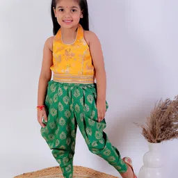 Twisha Girls Embellished Top with Dhoti Pants-picture-46