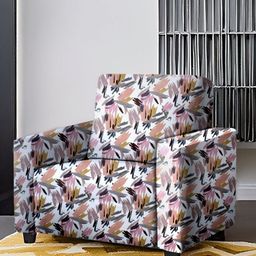 Stylista White Stretchable Protector Sofa Cover With Arms-image-118