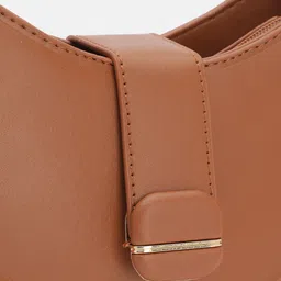 French Connection Structured Shoulder Bag with Detachable Sling Strap image 5