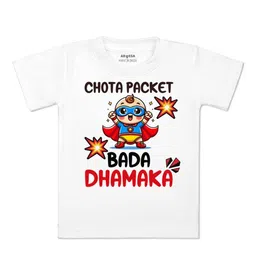 Arvesa Kids Typography Printed Applique T-shirt-picture-4