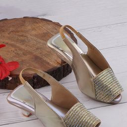 LMG Lifestyle Girls Embellished Kitten Mules-22