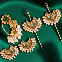 VIVASTRI Women Gold Jewellery Set-image-80