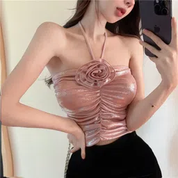 StyleCast x Revolte Embellished Crop Top-image-71