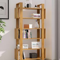 HEXA RED Beige Moisture & Termite Resistant Free Standing Book Shelf-46