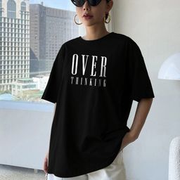 TOGS & TERRE Women Typography Printed Organic Cotton T-shirt-picture-30