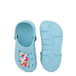 Yellow Bee Girls Unicorn Charm Clogs image 2