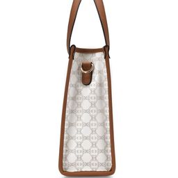 Lavie Ethnic Motifs Printed Shopper Satchel with Quilted image 4
