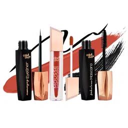 Color Diva Set Of 3 Mesmerizing Eyeliner & Fabulash Mascara & Mousse Lipstick - 10 ml Each-57