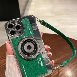 Luxury Kase iPhone 16 Pro Max Retro Vintage Camera Style Back Case Mobile Accessories-image-5