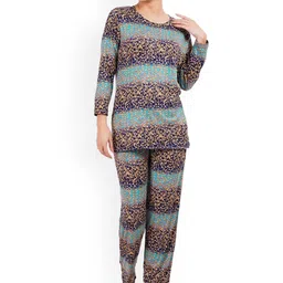 Liigne Women Printed Night suit-image-106