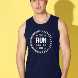 WOOSTRO Printed Gym Innerwear Vest VWS26 RUN NAVY-image-14