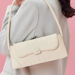 CORSICA Women Solid Baguette Shoulder Bag-7