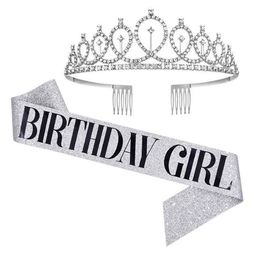Shining Diva Fashion Women Set of 2 Tiara-image-54