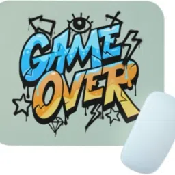 Zipcartz Game Over Esports Themed Mouse Pad for Gaming, Laptop, Computer & Office Desk Non Slip Base Mousepad-image-33