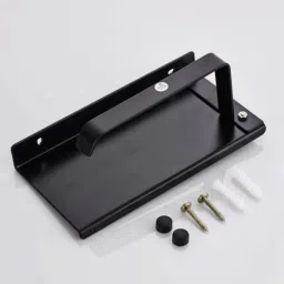 Aluminum Bathroom Phone Holder Tissue Paper Holder Toilet Hand Towel Tray Paper Holder Paper Phone Storage Rack Aluminium Toilet Paper Holder-image-37