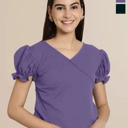 Tromko Puff Sleeve Top-image-64