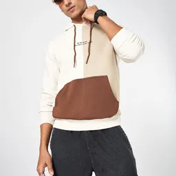 People Men Colourblocked Sweatshirt-image-14
