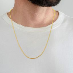 MEMOIR Unisex Brass Gold-Plated Antique Chain-image-94