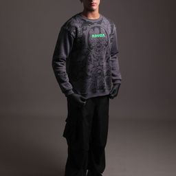 WHITE HUSK Men Printed Sweatshirt-image-43
