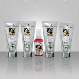 Shahnaz Husain Diamond Skin Revival Facial Kit-Cream -Scrub -Lotion -Mask & Toner -55g-54